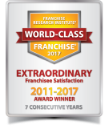Franchise Research Institute World Class Franchise 2017 - Extraordinary Franchisee Satisfaction 